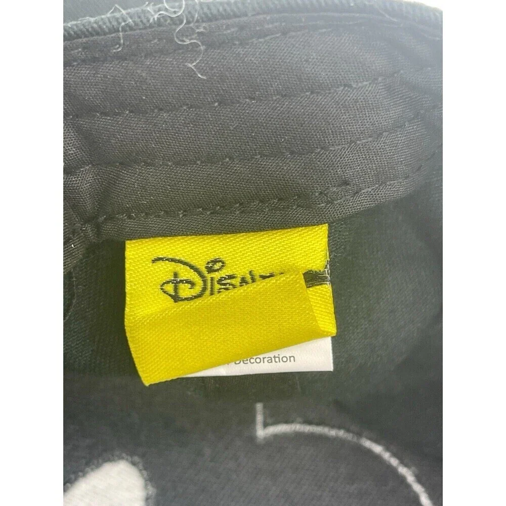 Mickey Mouse Face and Ears Youth Sized Adjustable Hat Black